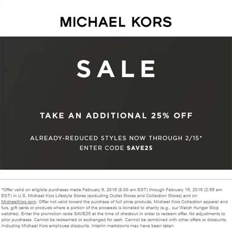 michael kors code number|michael kors extra discount code.